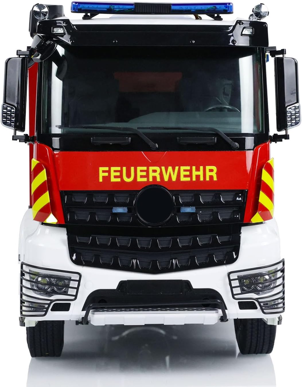 1/14 6X4 RC Fire Vehicles Fire Fighting Truck Metal Chassis 2-Speed Transmission Motor Servo ESC