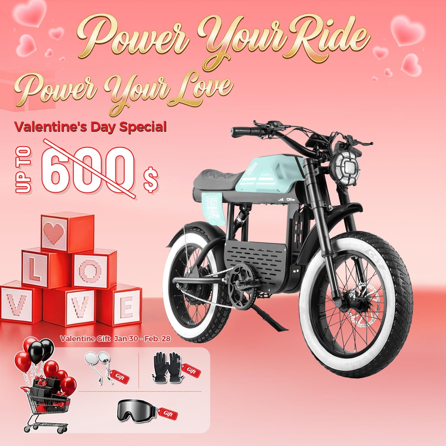 FT01 1700W Electric Dirt Bike 36MPH with 48V 30Ah, 135MM Front Fork & Dual Disc Hydraulic Brakes, 90Miles Long Range Electric Bike, 20