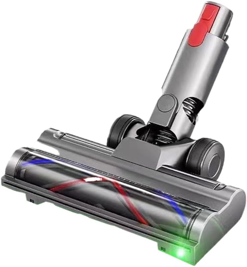 GKNNCCBA Direct Drive Brush Head， Compatible for　 Dyson， V7 V8 V10 V11 V15 Vacuum Attachment with Dust Detection for Carpet Floor Clean