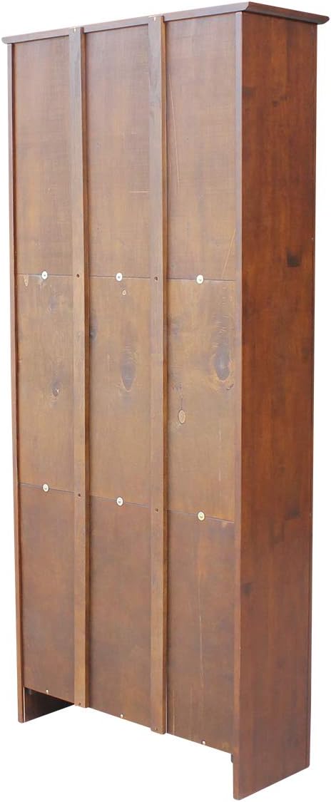 International Concepts Shaker Bookcase-72 H Bookcase, Espresso