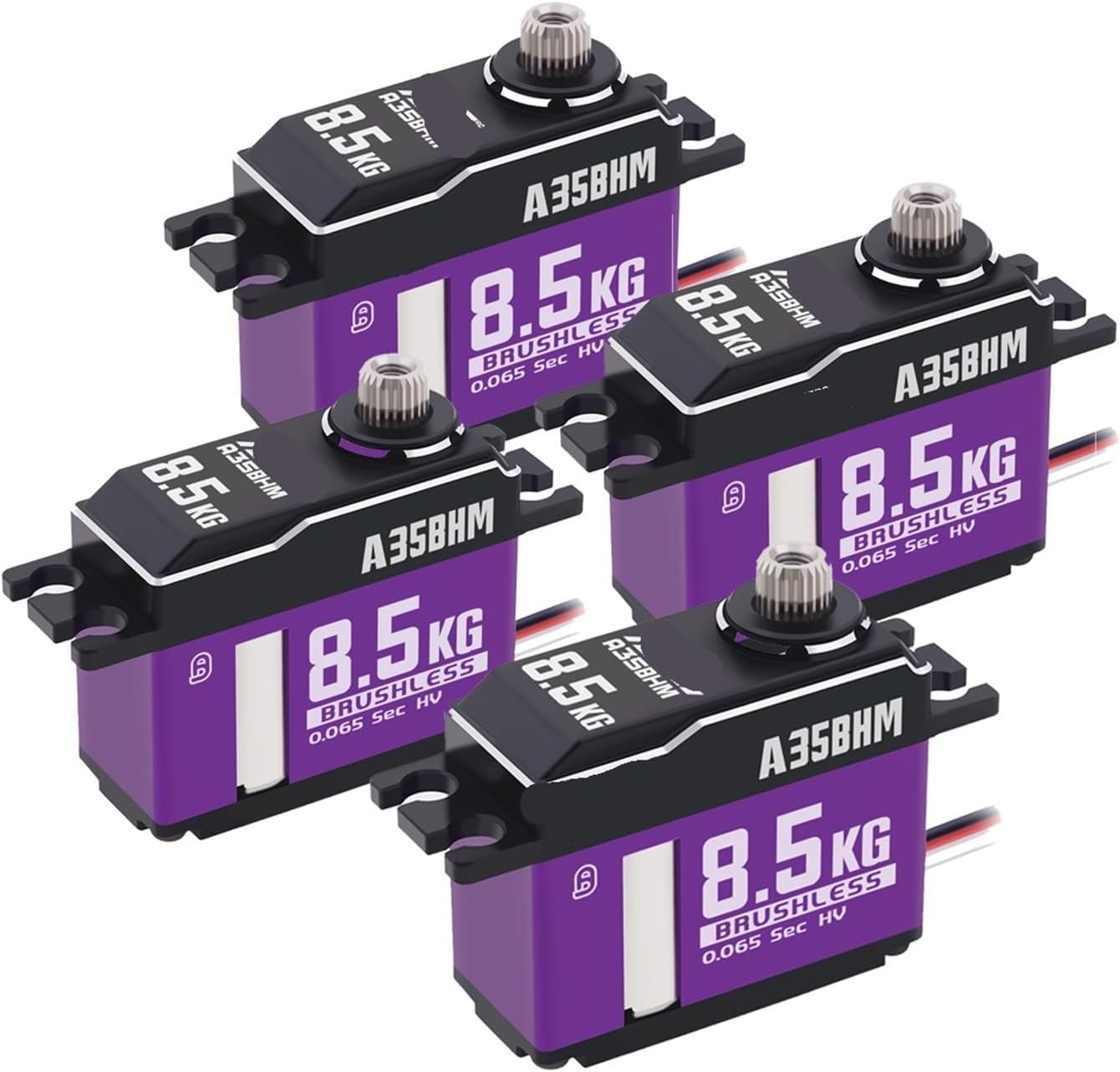 A35BHM High Speed ​​8.5KG Gear HV Brushless Programmable Digital Servo for 1/12 Scale(A35BHM 8.5KG Set 5)