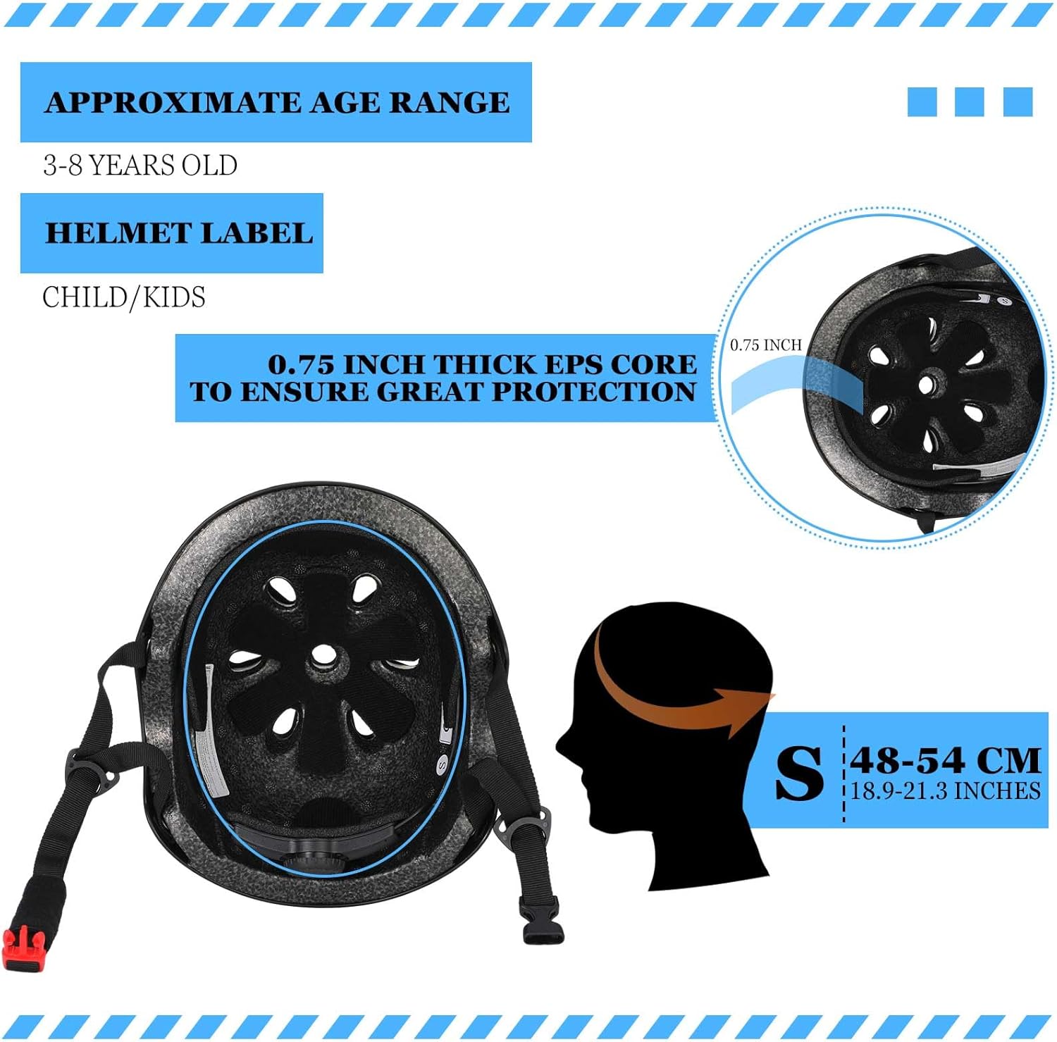 Kingdder 12 Pack Kids Bike Helmets Bulk, Adjustable CPSC Certified Toddler Skateboard Helmet Kids Ages 3-8 Years Old Boys Girls for Child Preschool Skateboard Bicycle Scooter Cycling