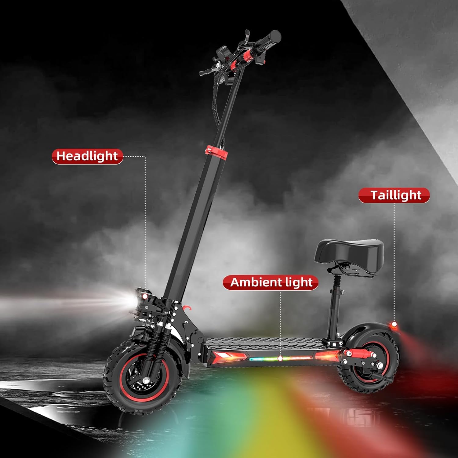 Electric Scooter Adults, 40 Miles Long Range, 35 Mph, 11