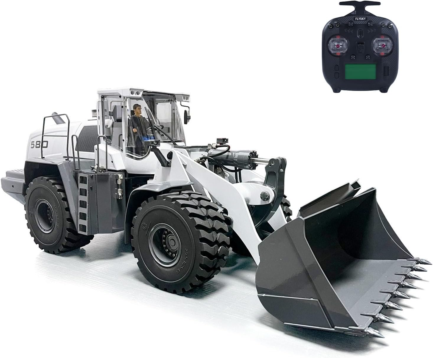 TOUCAN RC HOBBY XDRC 580 1/14 Hydraulic RC Loader Metal Remote Control Car Model High Low Speed