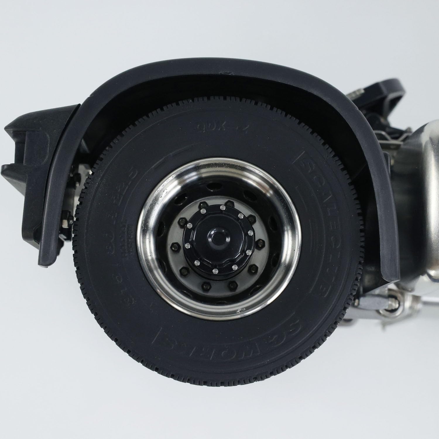 4X4 1/14 Metal Chassis for RC Tractor Truck R620 R730 Remote Control Car Model 3-Speed Transmission Differential Lock Axles