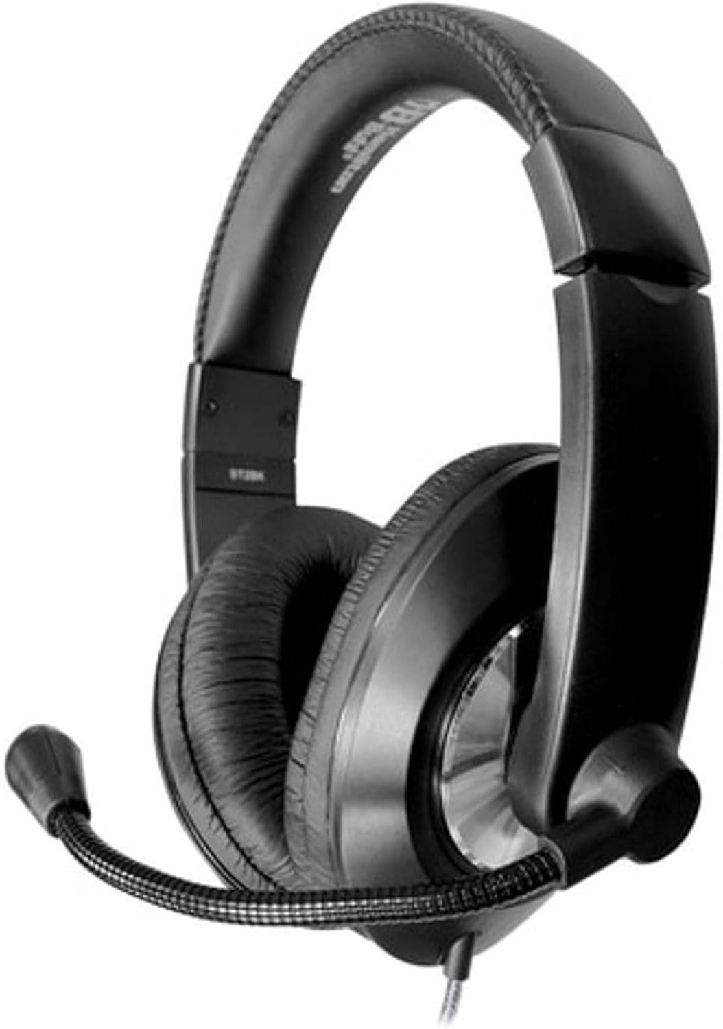 HamiltonBuhl Smart‑Trek Deluxe USB Stereo Headsets 25‑Pack, Noise‑Canceling Steel‑Reinforced Gooseneck Mic, In‑Line Volume Control, Leatherette Cushions – Black