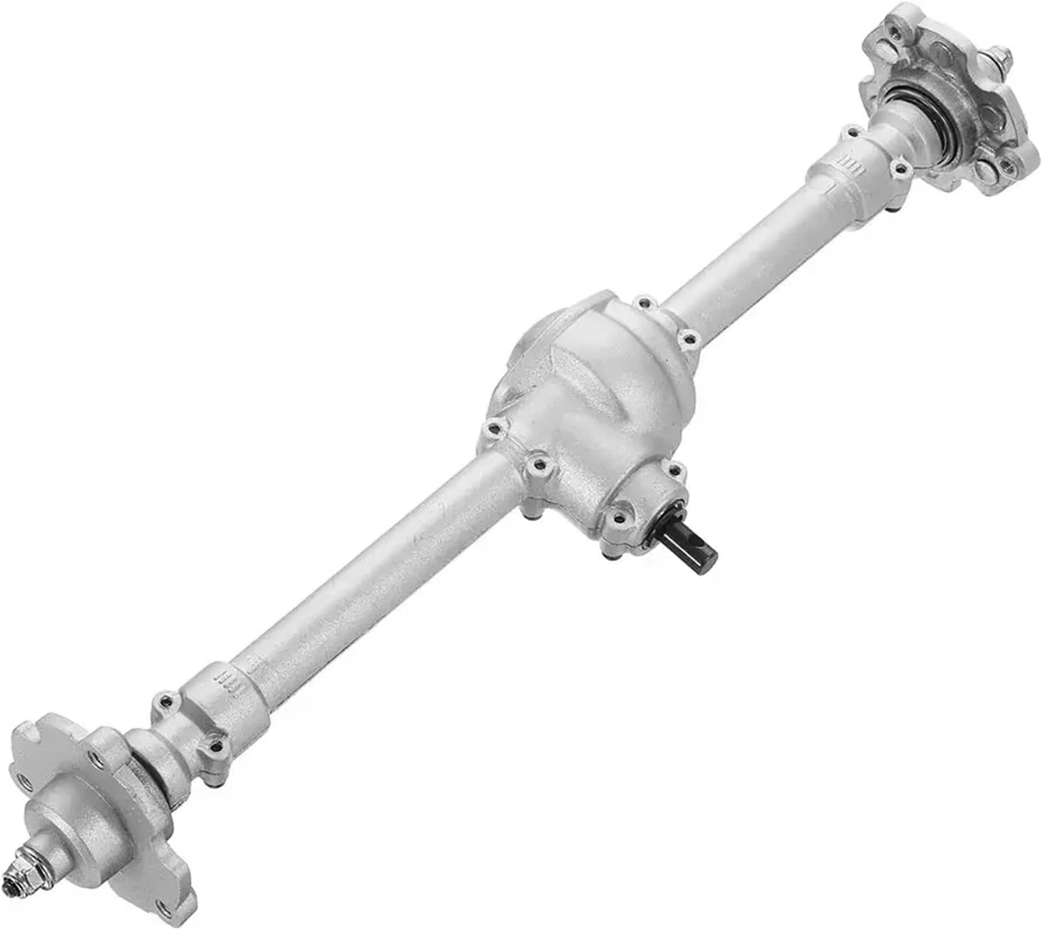 RC Car Upgrade Parts Compatible with HG P407 1/10 Rc Car Spare Parts Metal Front Rear Bridge Axle Assembly ASS-02 Upgrade Accessories(Front and Rear)