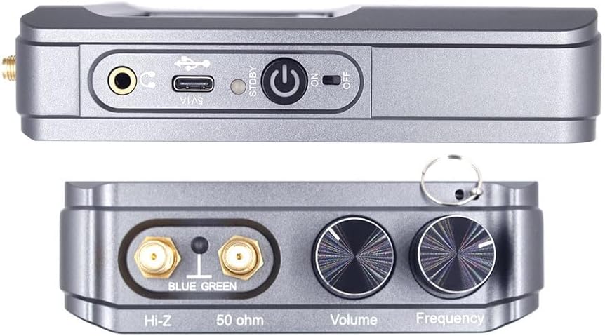 V2.4 Radio Receiver, Full Band Radio Receiver 10kHz-380MHz, 404MHz-2GHz AM, SSB, DSB, CW, NFM, WFM Decoder Function Built-in 5000mAh Lithium-ion Battery