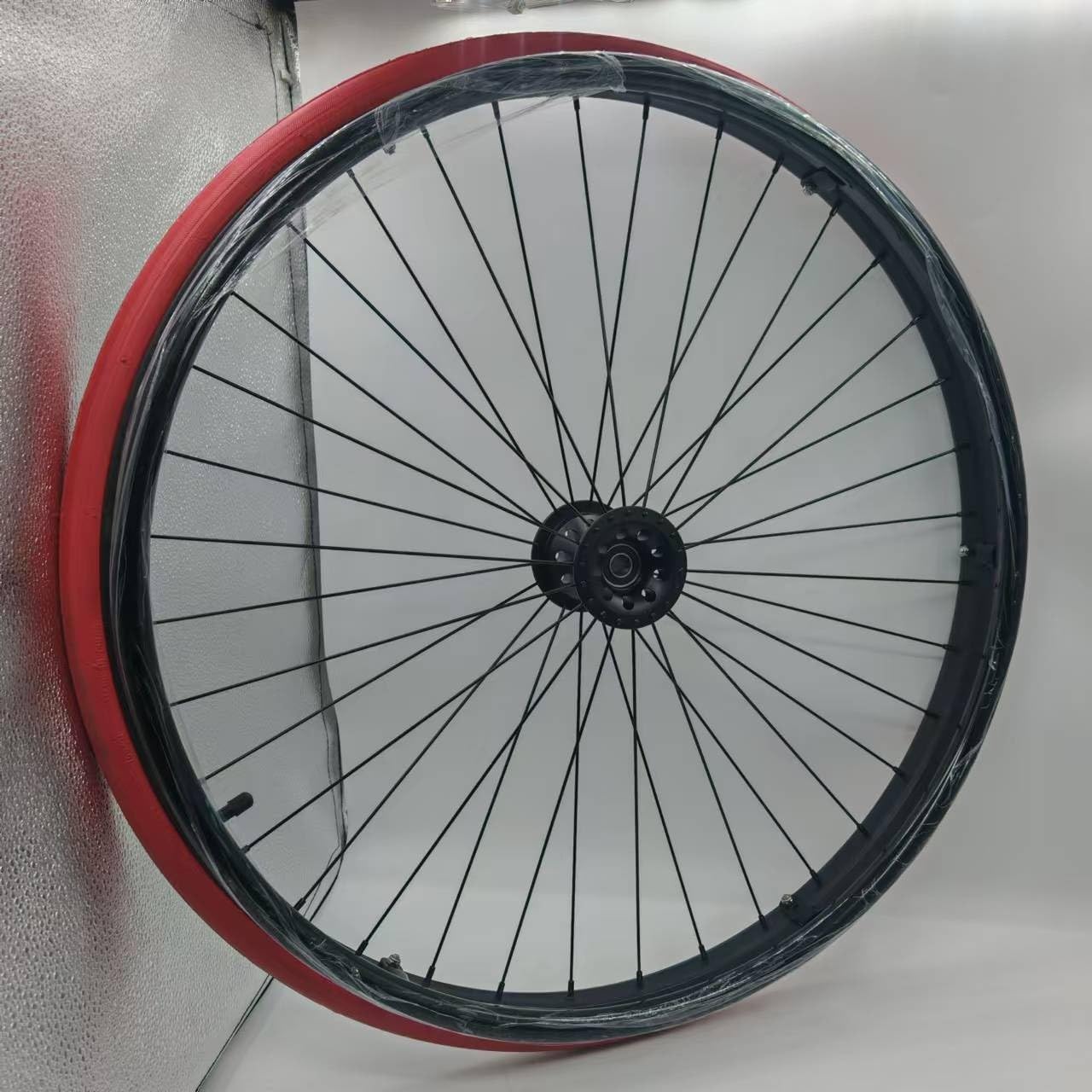 26 Inch Pneumatic Wheels Replacement Parts for Sports Wheelchair 1 Pair, 21×1 (25-540) Quick Release Rear Wheels with Handrim