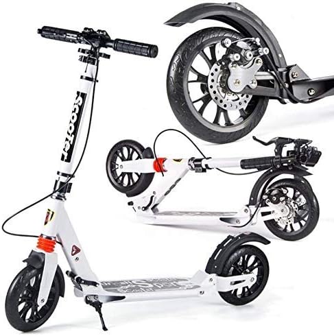 Scooters Kick Scooter for Adults Kids Adult Kick Scooters with Disc Brake - Foldable Commuter Scooters Birthday Gifts for Women/Men/Teens/Kids Non-Electric Up to 150kg (Color : B)