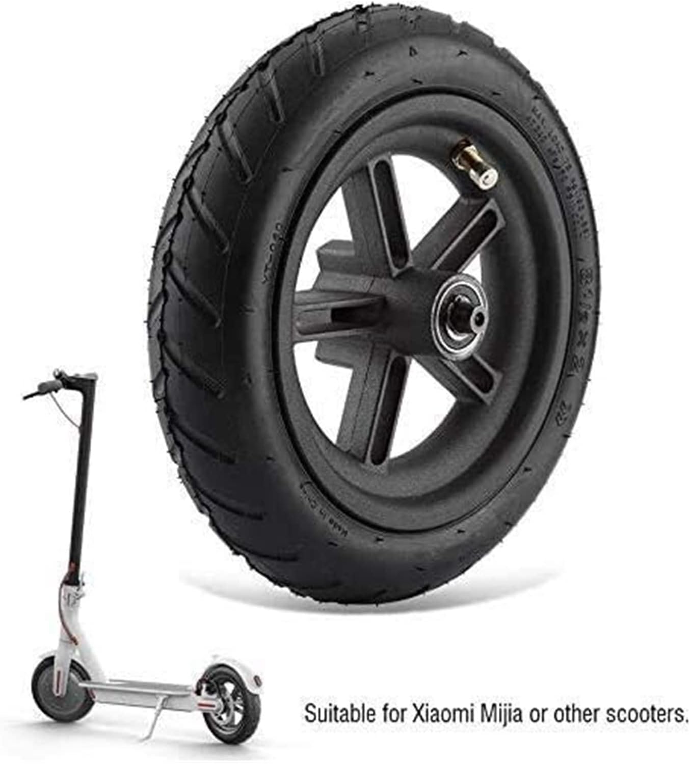 Wheels Motor and Explosion Proof Honeycomb Structure Anti-Skid Wheel Tire Set Replacement for M365 Electric Scooter (Color : Type 2)