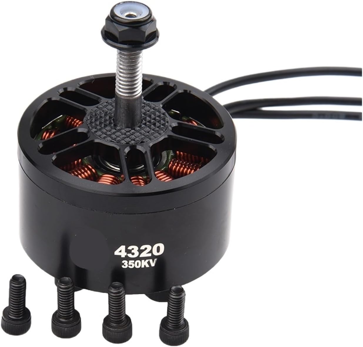 4PCS 4320 350KV 6-12S Speed Brushless Motor， Compatible for Mark4 APEXEVO 13inch X-Class RC FPV Drone Model
