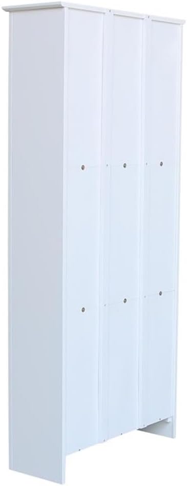 BOWERY HILL Shaker Solid Parawood Bookcase - 72