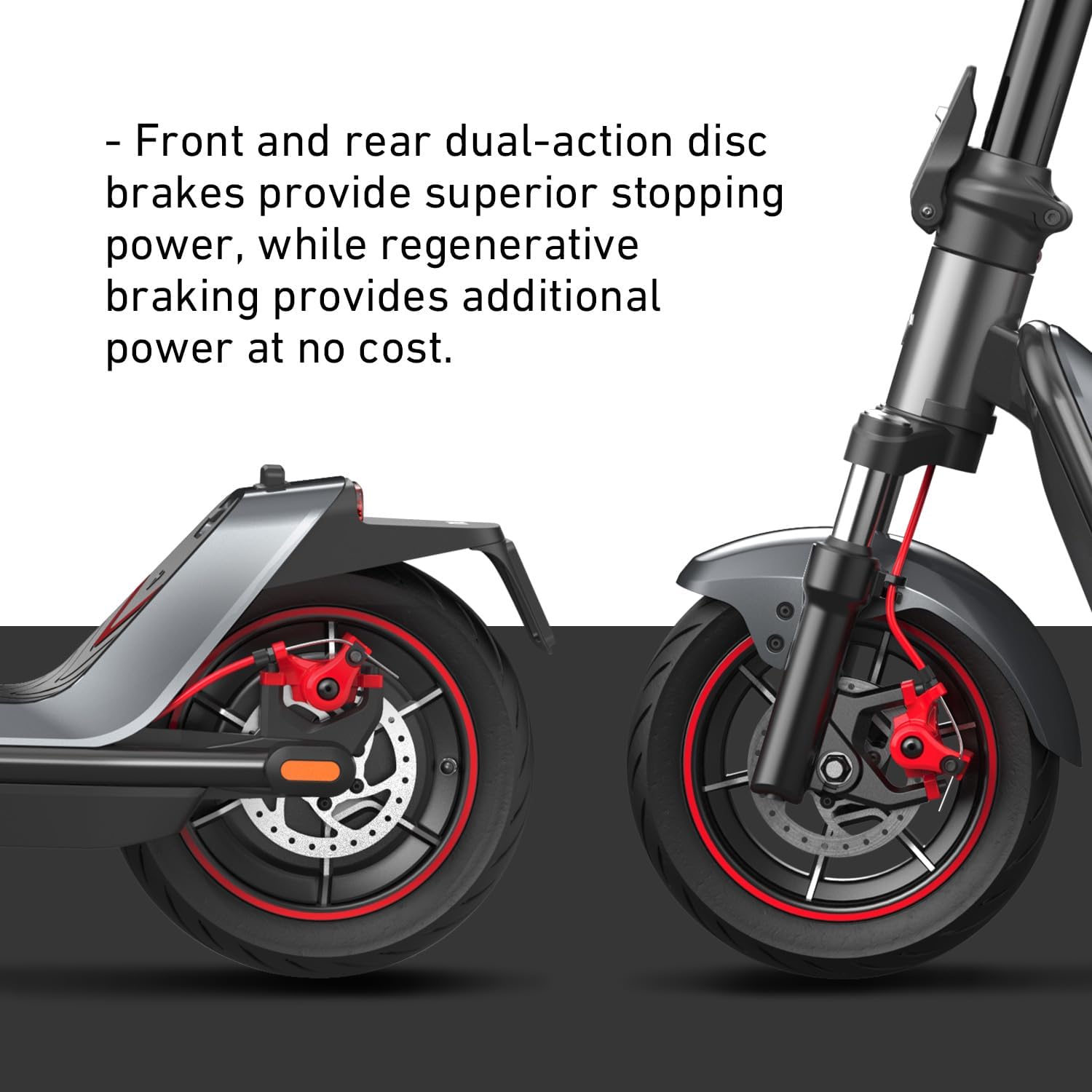 NIU K100P/K300P/K300X Electric Scooter Adult - E Scooter with Suspension, 600-1000W Peak Power, 18-37.3 Miles Max Range, Top Speed 17.4-23.6MPH, Commuting E-Scooter
