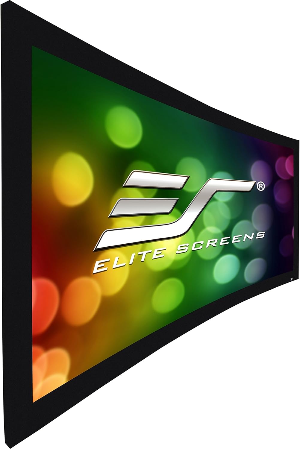 Elite Screens Lunette 2 Series, 92-inch Diagonal 16:9, Curved Home Theater Fixed Frame Projector Screen, CURVE92WH2,CineWhite