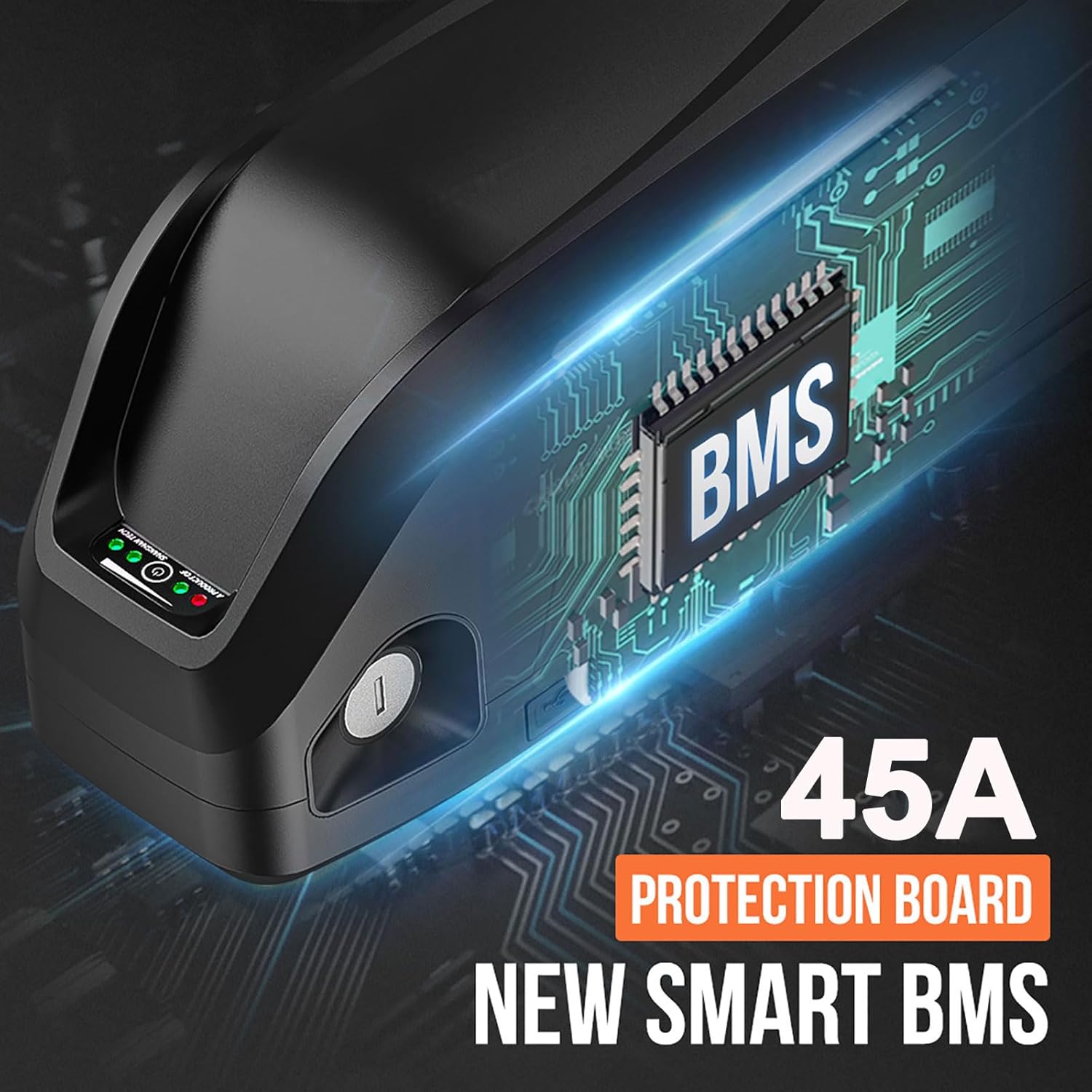 UPP （UL2271 certificated,LG/Cells 48V/52V Hailong/Shark Ebike Battery for 500W 750W 1000W 1500W 2000W Ebike Conversion Wheel Kit(with BMS)