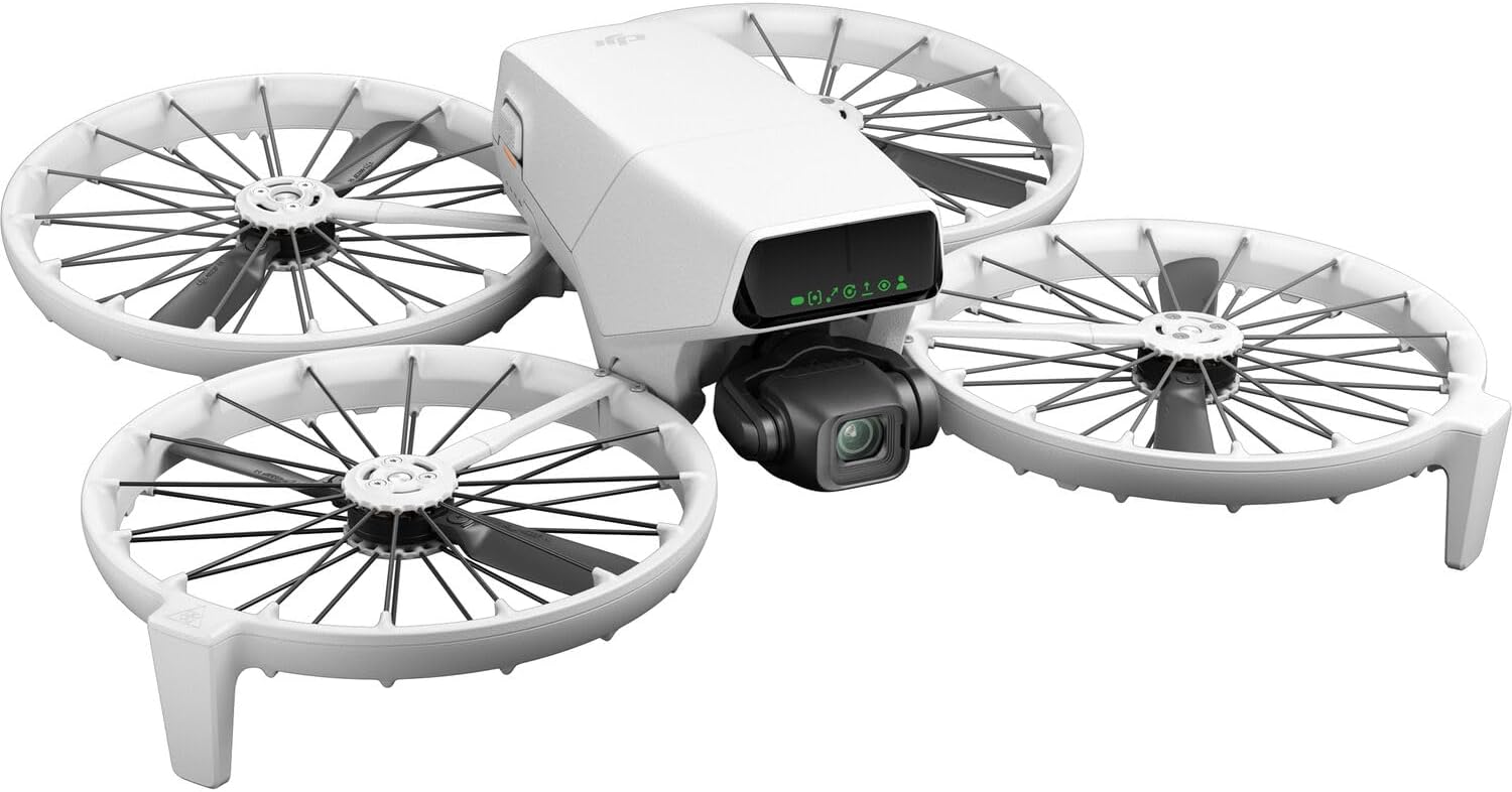 DJI Flip Fly More Combo With RC 2 Screen Remote Controller, Drone With 4K UHD Camera for Adults, Palm Takeoff, Auto Return, Intelligent Flight, 3 Batteries for 93-Min Flight Time Bundle with 2x 128GB Memory Card, CPS 2 Year Warranty + Pilot Kit