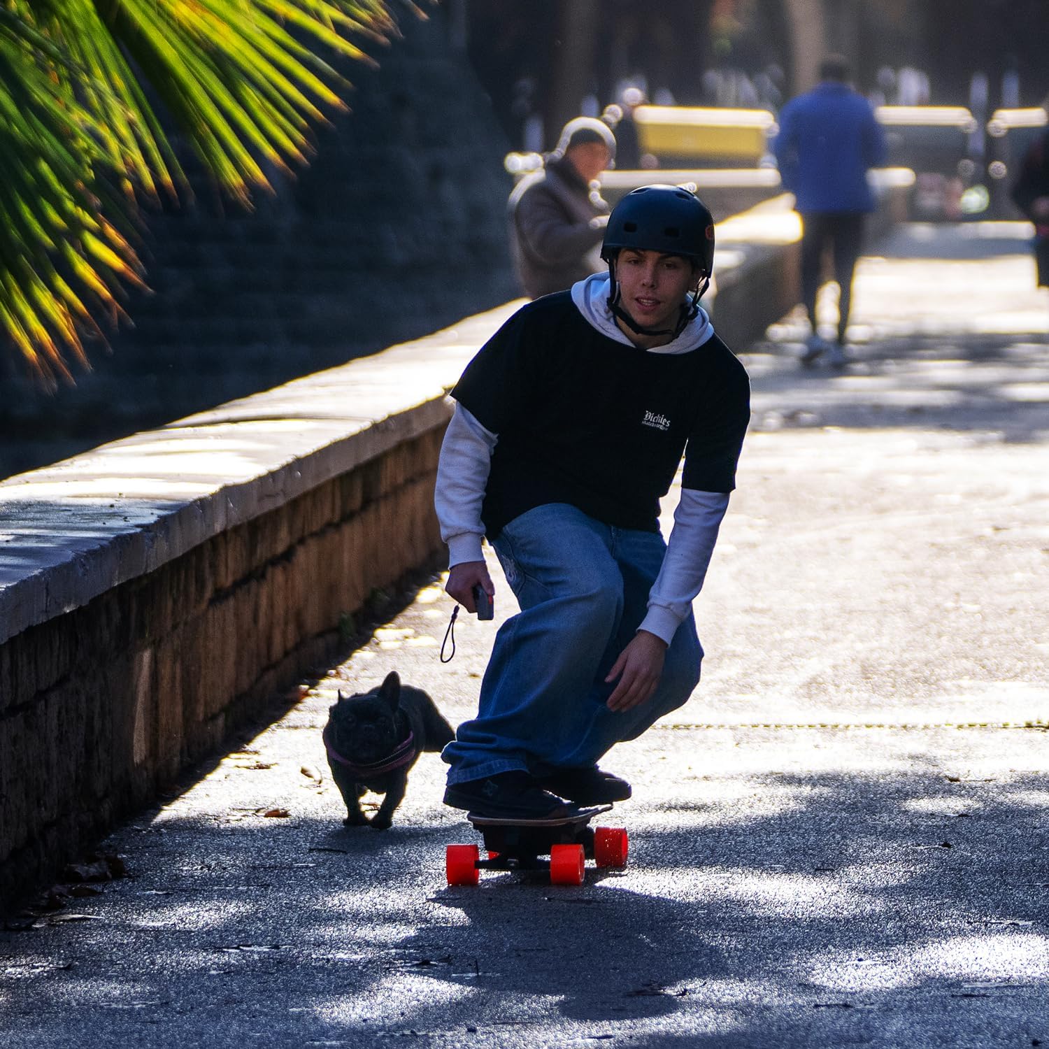 MEEPO V5 Go Electric Skateboard with Remote, 1500 * 2 Powerful Belt Motors, 26MPH Stable Top Speed，UP to 20Mlies Range, Next-Generation Performance of Electric Cruiser, for Teens and Adults