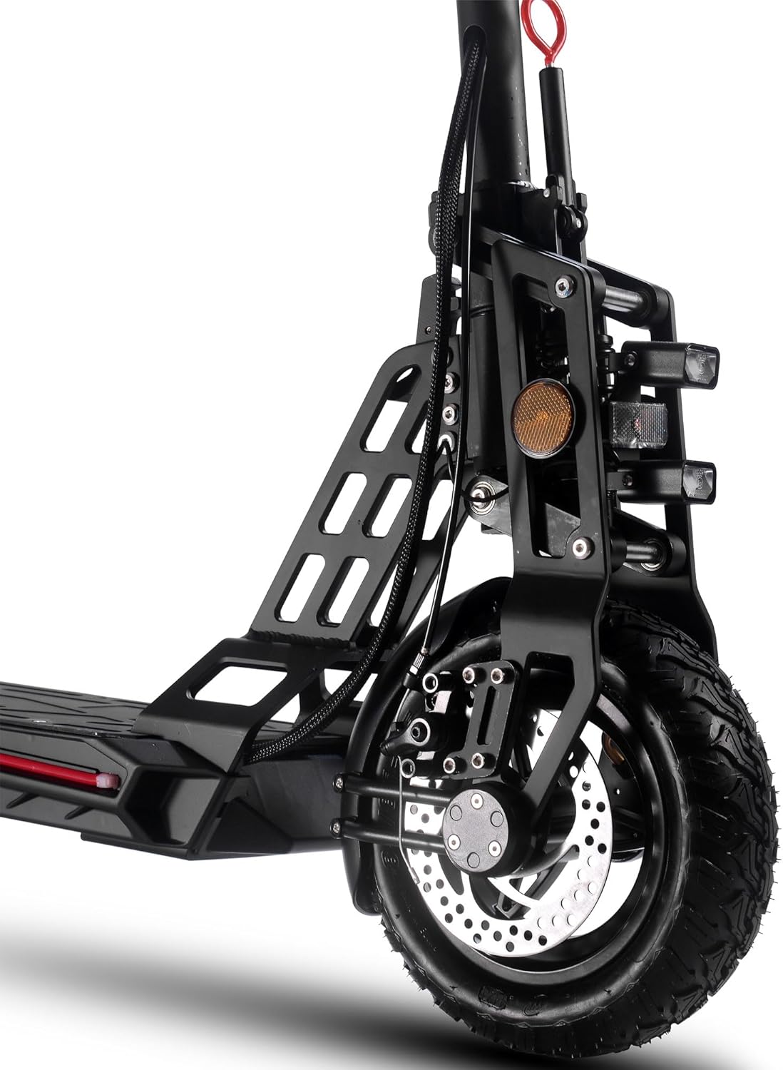 MotoTec Free Ride 48v 600w Lithium Electric Scooter Black
