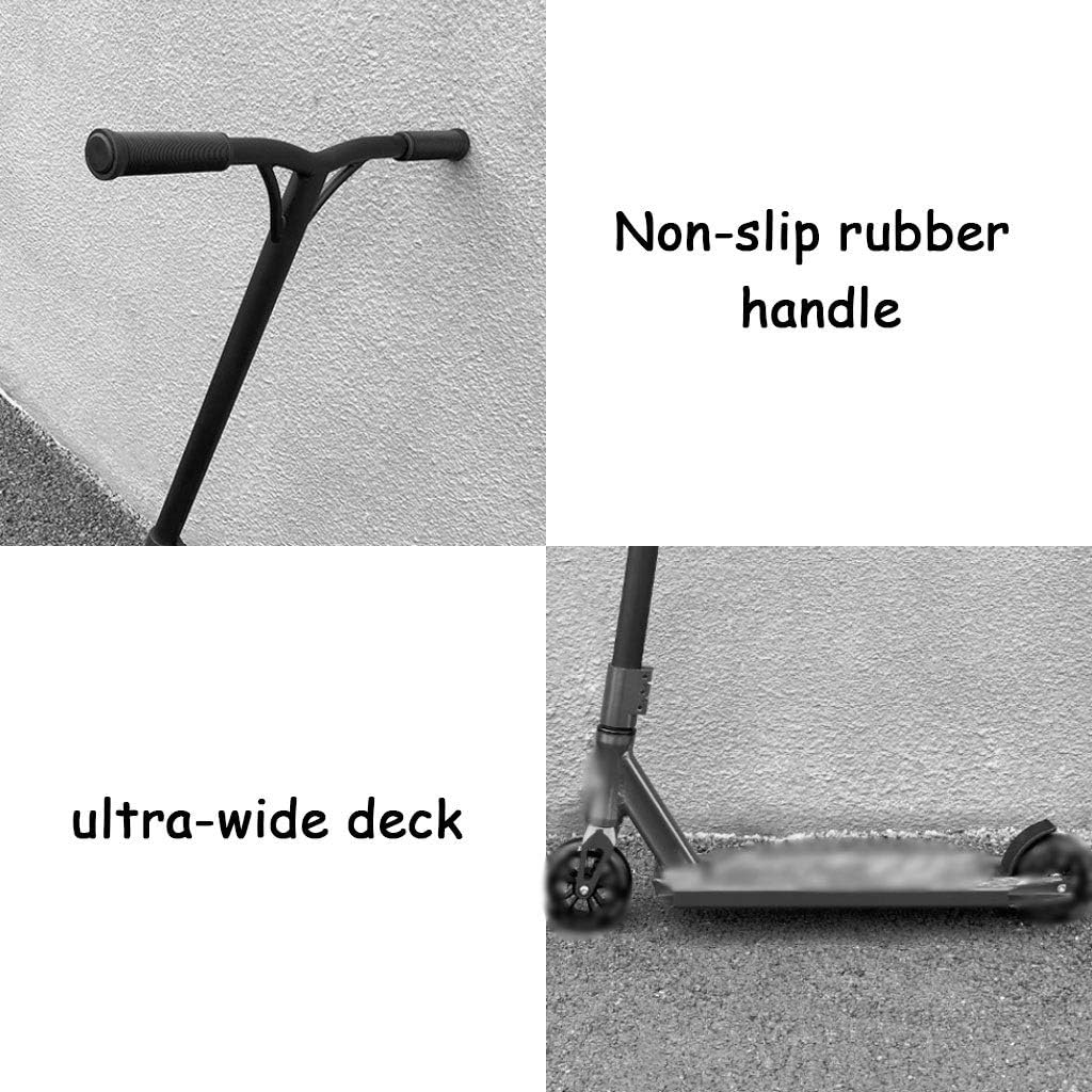 Scooters Kick Scooter for Adults Teens, Elite Pro Stunt Scooters, Freestyle Trick Scooter, Advanced Competition-Ready (Color : Blue, Size : 51 * 59 * 86cm)