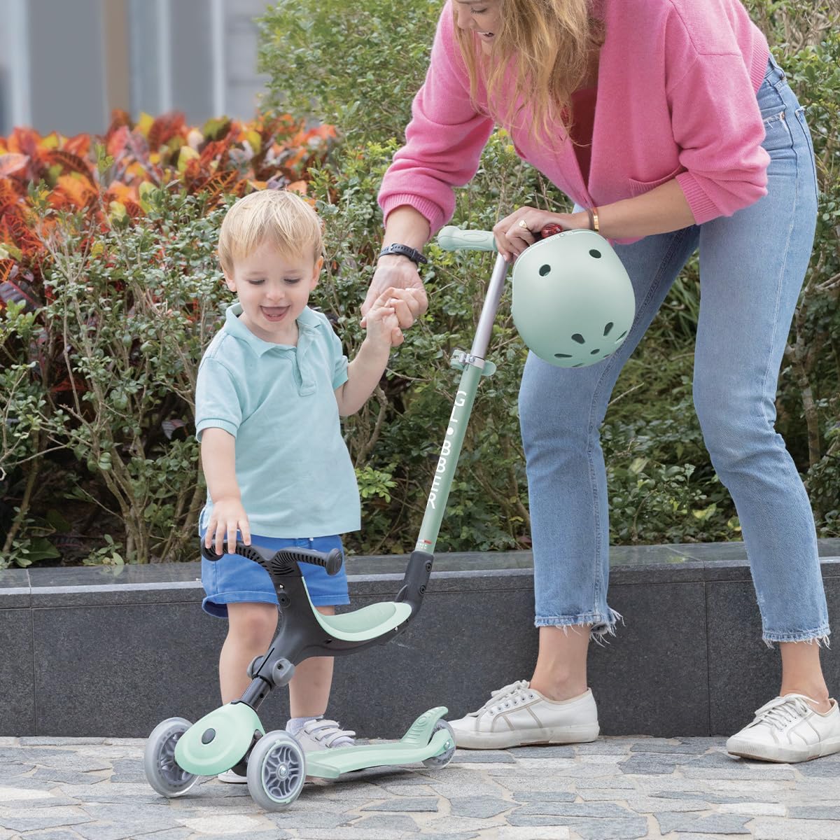 Globber Go•up Active Eco Scooter with One Seat Youth Unisex