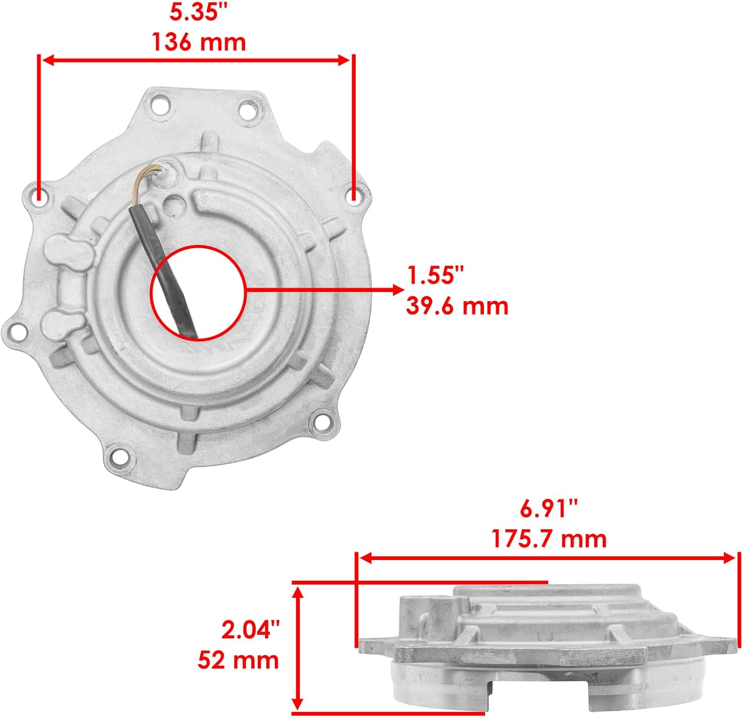 Replacement Powersports Parts for Front Differential Output Cover For Polaris RZR 570 EFI/Trail/Premium 2012-2023 Mod-C8RC-74889