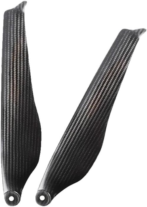 Reinforced Carbon Folding Propeller 15-50 Inch Drone Low-Noise Aerodynamic Design for Training Heavy-Duty and Large Platforms 2 Pieces(50 Inch CWCCW)