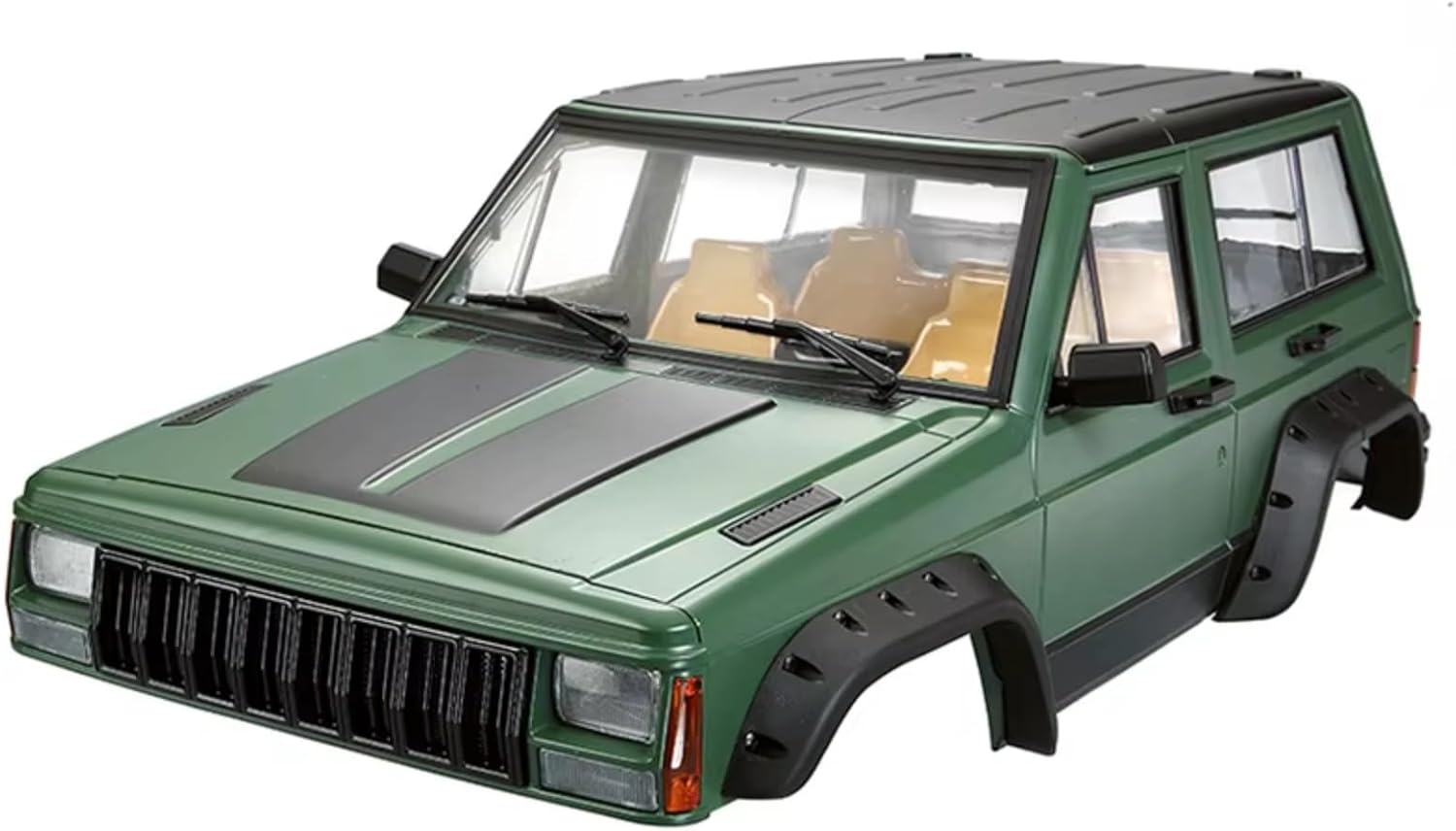 Compatible with Axial for SCX10 II 90046 90047 1/10 RC Crawler Car Upgrade Parts 313mm Wheelbase for Cherokee Body Shell RC Assortment