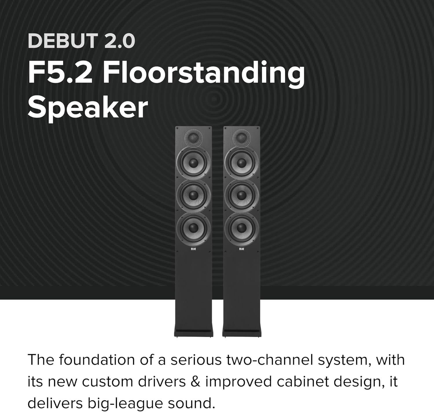 ELAC Debut 2.0 F5.2 Floorstanding Speaker