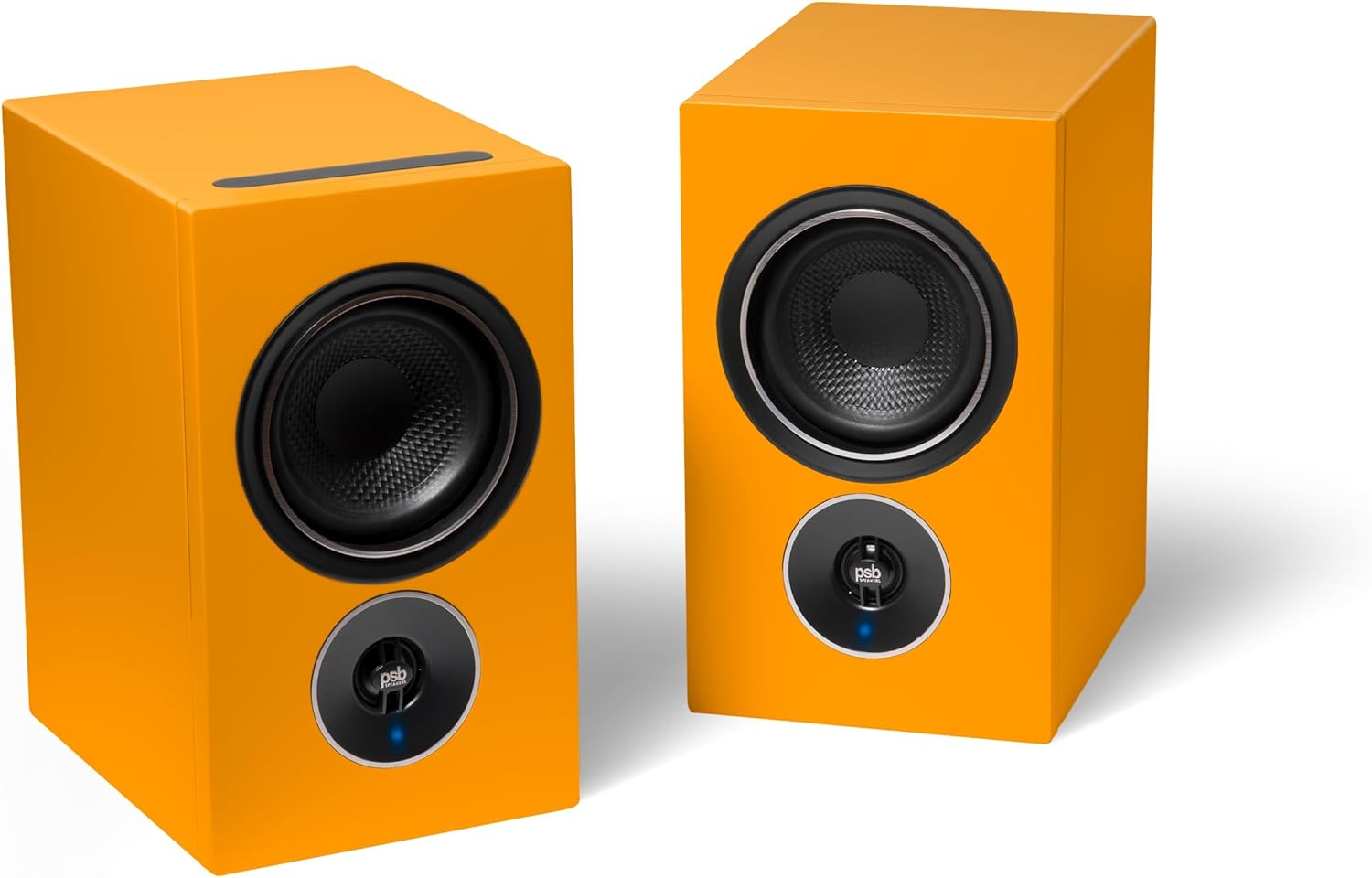 PSB Alpha iQ Streaming Powered Speakers with BluOS (Dutch Orange)