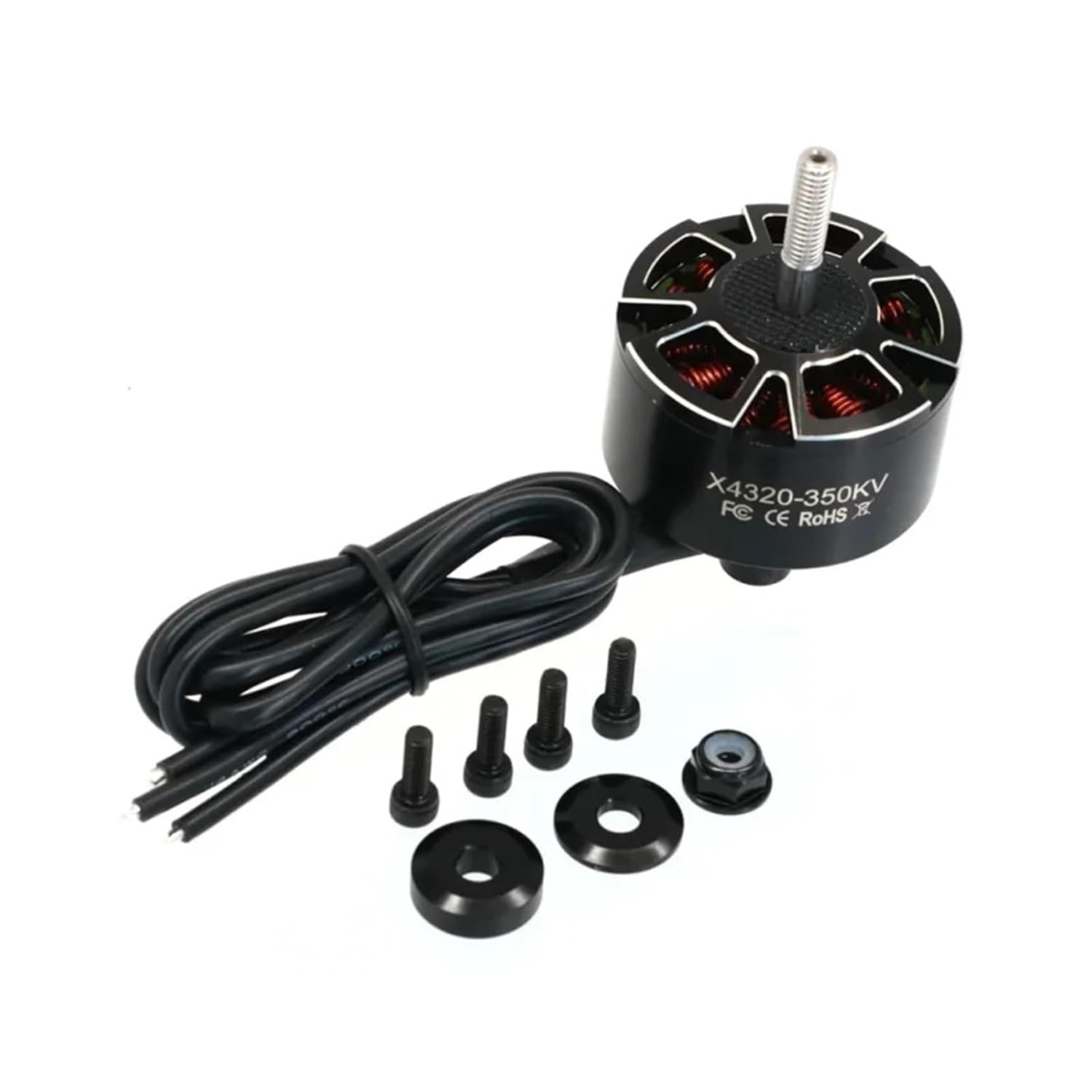 4-Pack X4320 350KV 6-12S high-Speed brushless Motor Long Distance
