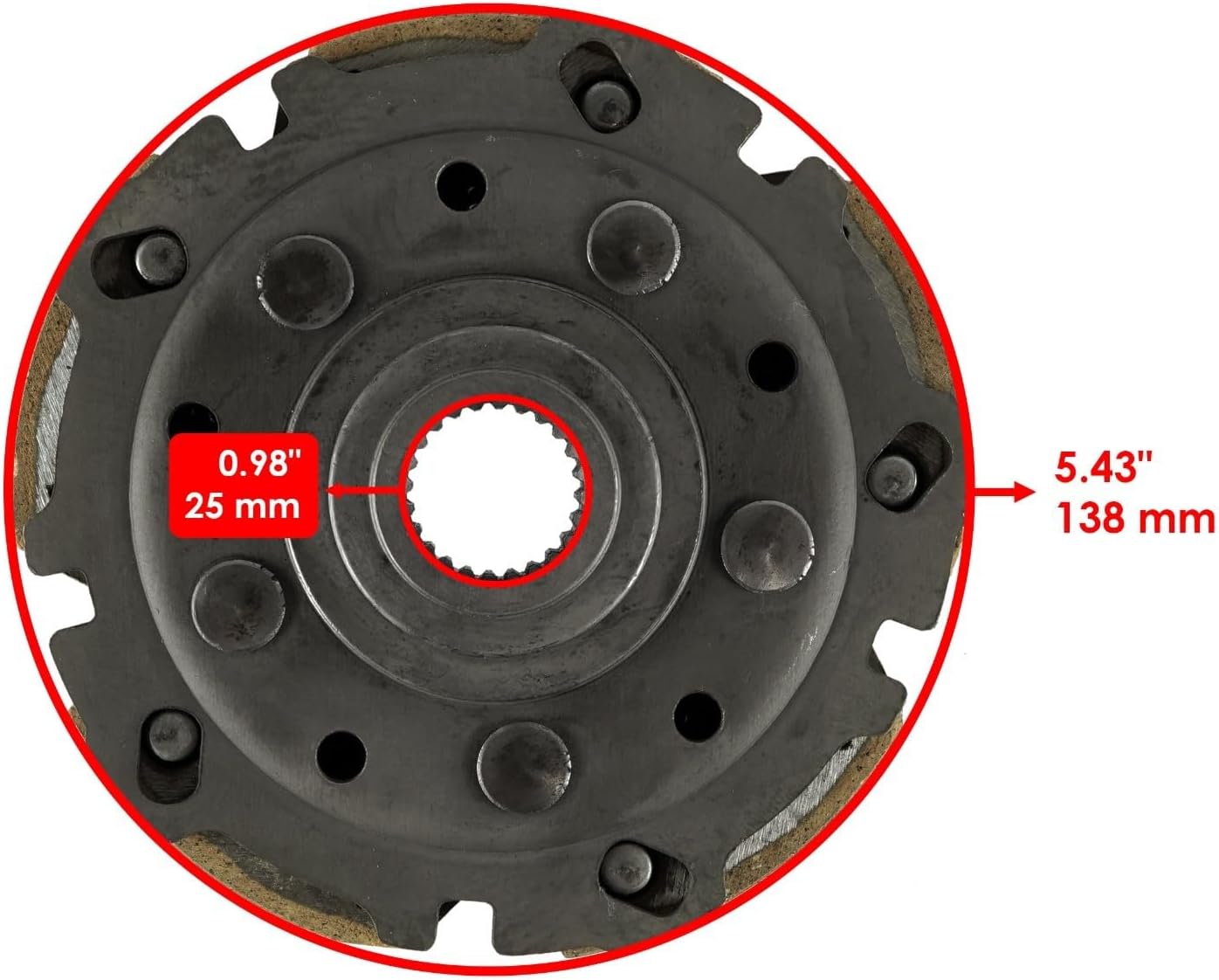Replacement For Wet Clutch Housing Kit For Arctic Cat TRV 1000 LTD 2013-2015 Mod-C26C-45581