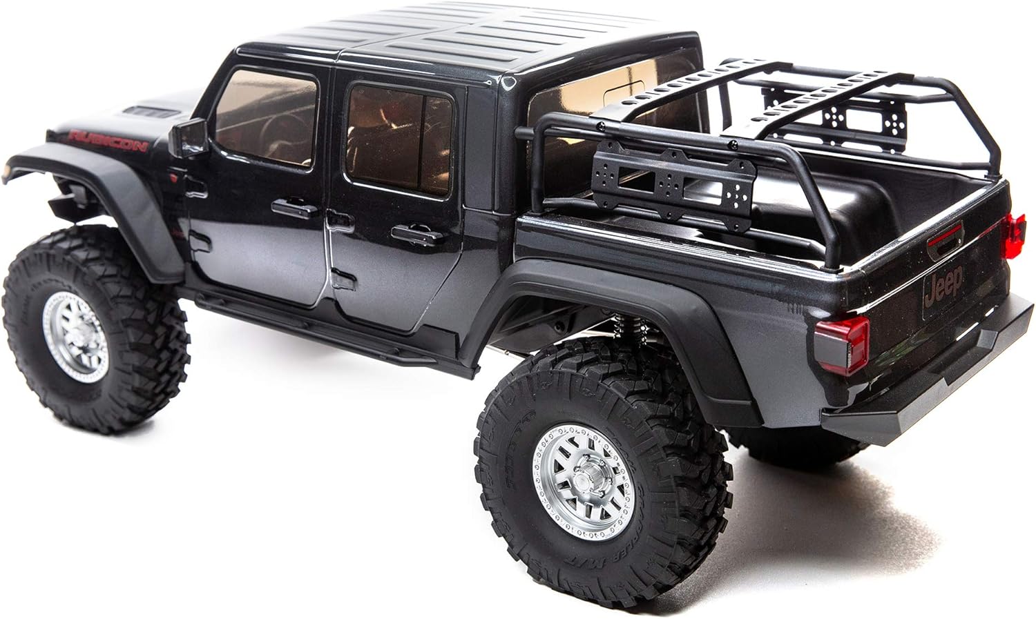 Axial RC Truck 1/10 SCX10 III Jeep JT Gladiator Rock Crawler with Portals RTR (Batteries and Charger Not Included), Gray, AXI03006BT1