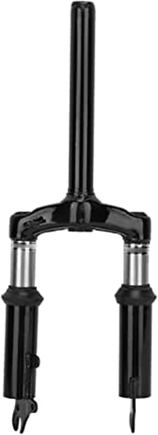 Electric Scooter Spring, Fork, Black Paint Spraying Front, Fork Shock Absorber Suspension RustResistant Reduce Vibration, for 10 Inch Wheels E Scooter Suspension Upgrade
