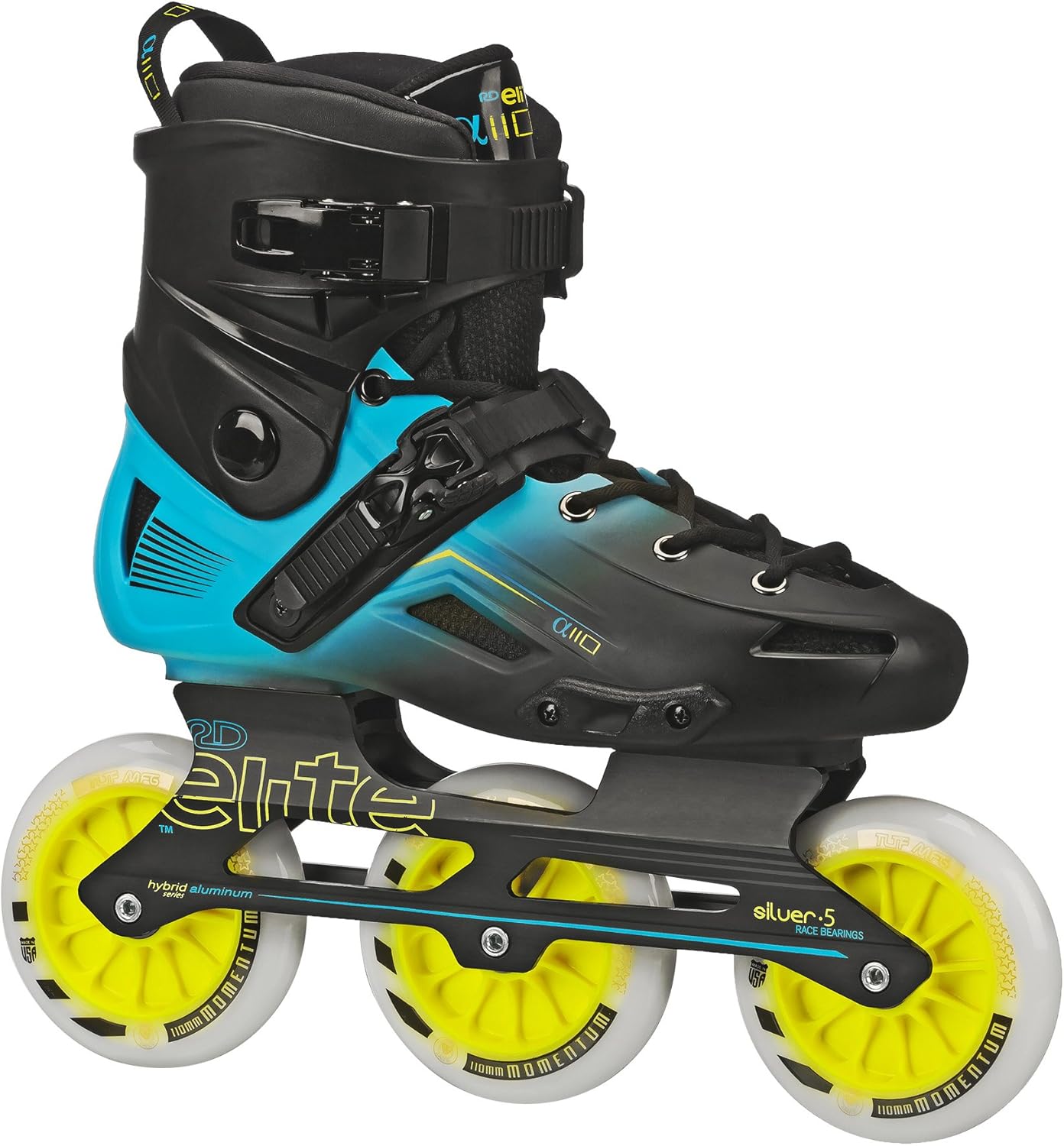 Roller Derby Elite Alpha 110mm 3-Wheel Inline Skate