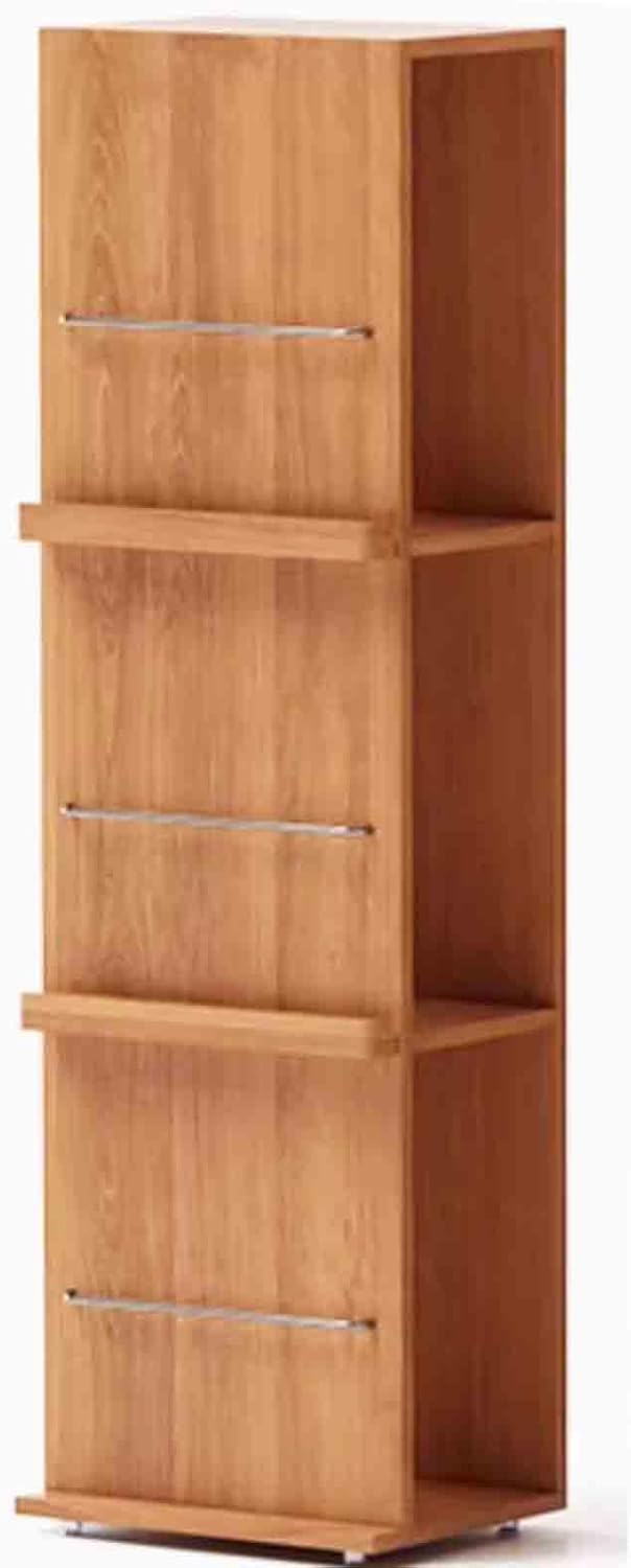 Modern Light Luxury Home Bookcase Floor Standing Storage Bookcase Children's Storage Cabinet Multi-Level Bookshelf Cabinet Creative Shelves Solid Wood to Build Safe and Environmental Protection (Colo