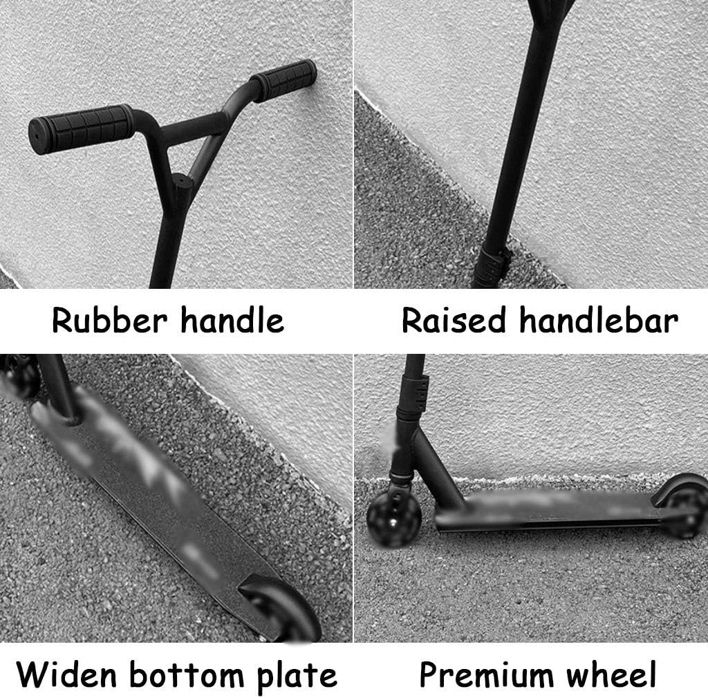 Scooters Professional Extreme Scooter, Adult Scooters, Two-Wheeled Fancy Scooter, Sport Kick Scooters for Teen, Easy to Assemble (Color : Blue, Size : 49 * 48.5 * 83cm)