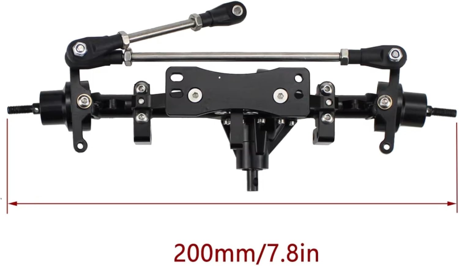 RC Axle Models For Yota II D90 1:10 Aluminum Alloy Front Rear Complete Axle CNC Machined RC Crawler Upgrade Parts Model Accessory Reapir(1set)