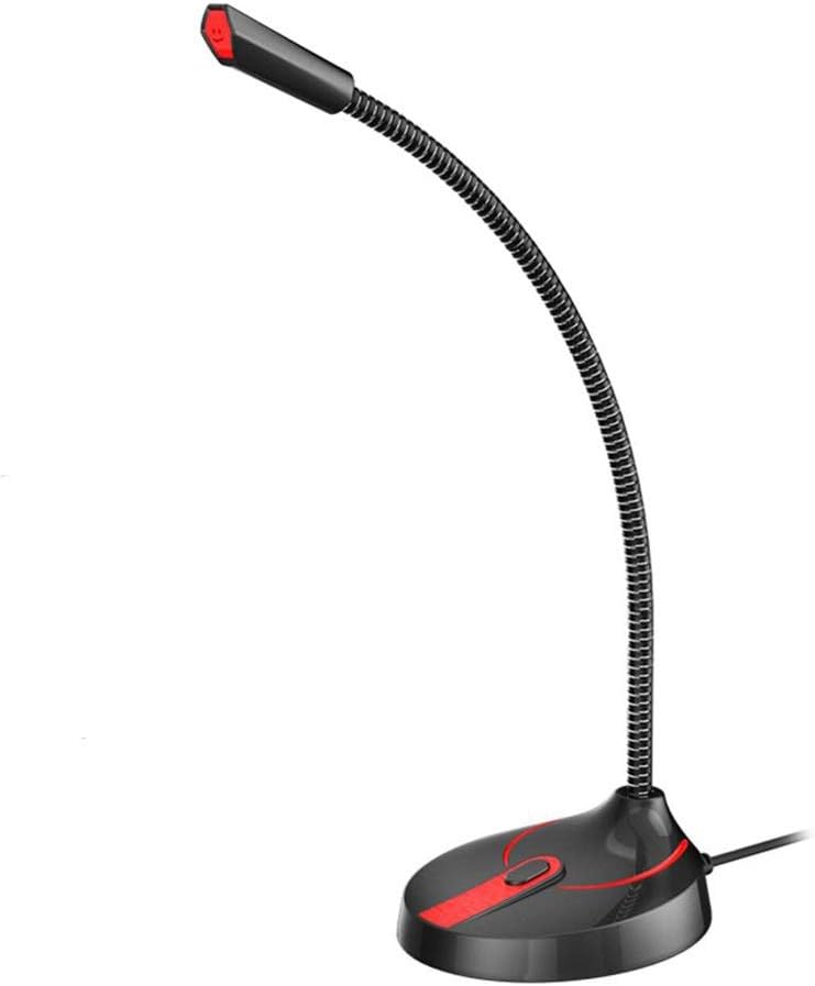Microphone USB Desktop Microphone 3.5mm PC Computer Mic Adjustable Drive Free Studio Microphone Gaming Chatting Online Class USB Microphone (Color : Style 1) (Style 1)