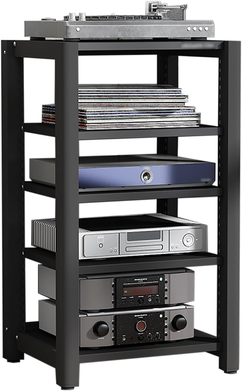 JIAHESHYP 5-Tier Shelves Audio Video Media Stand