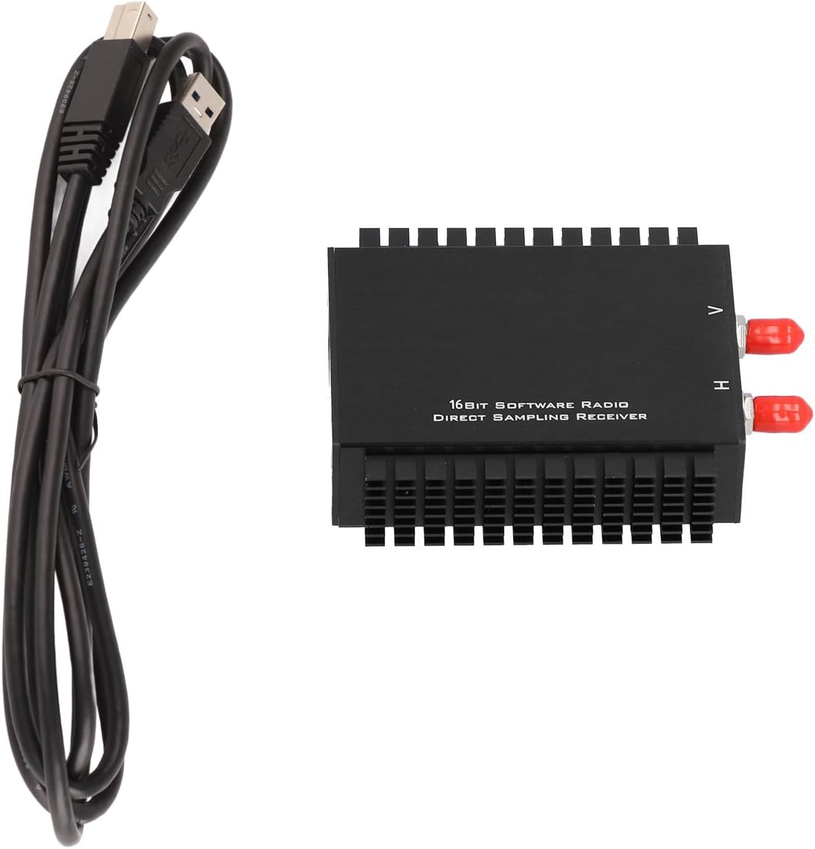 Software Radio Receiver SDR Module Transceivers Receiver RX888 MKII Aluminum Enclosure 1kHz-64MHz ATT VGA Adjustment -10dB to +33dB