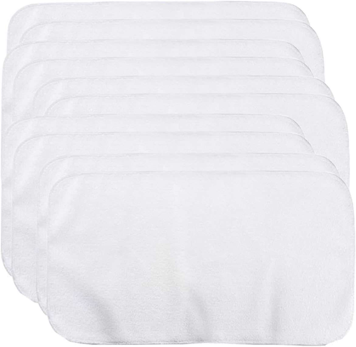 OUTIFUOSSR Steam Mop Cloth, Compatible forKarcher Easyfix, SC1 SC2 SC3 SC4 SC5 Vacuum Cleaner Parts Microfiber Floor Cleaning Pad Replacement(10pcs)