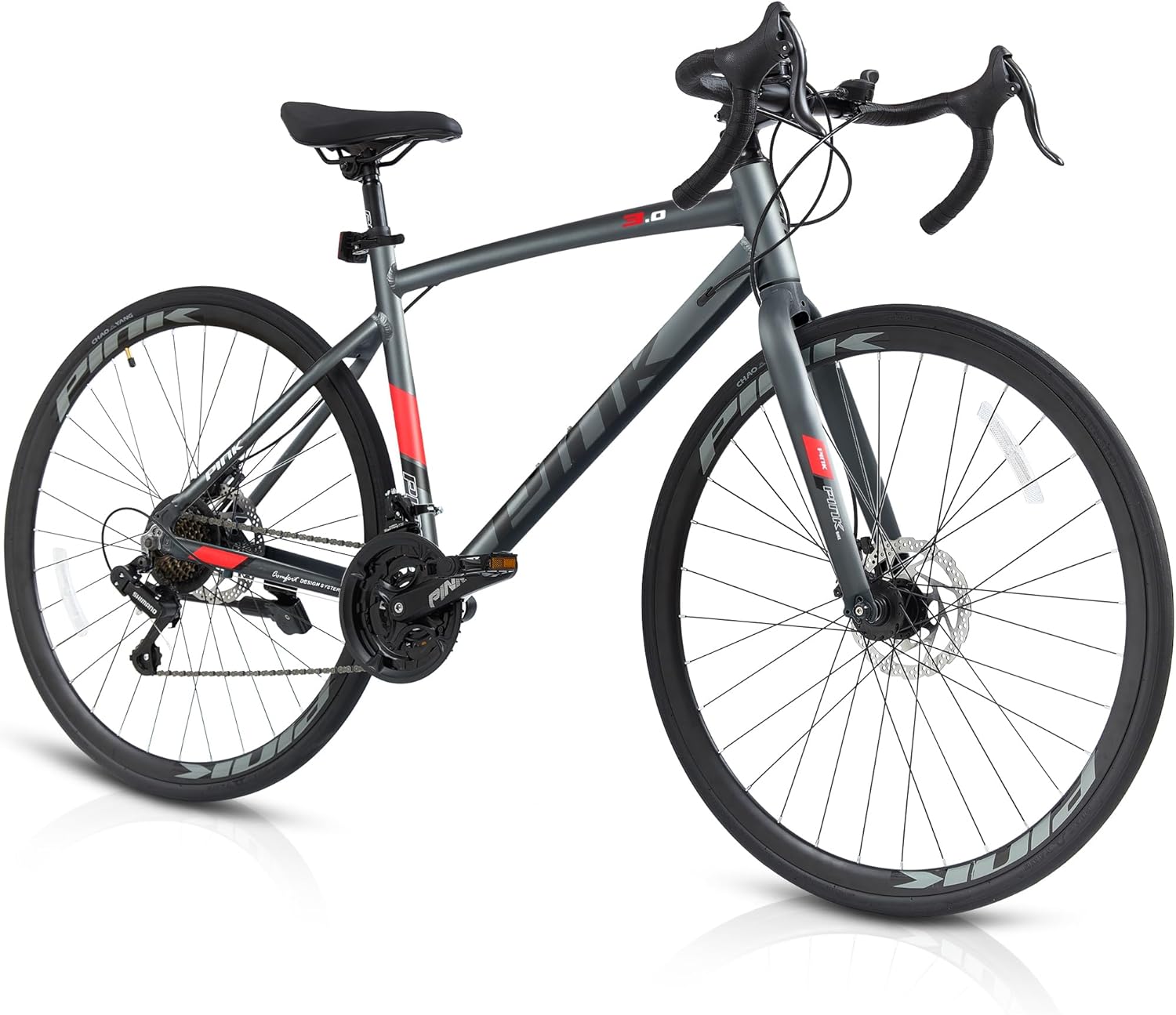 Pipleo Kids Road Bike, 700C City Commuter Bicycle, 21 Speeds Shimano Drivetrain Sport Racing Bike, Light Weight Aluminum Frame, Urban Bike for Boys Grils Bicycle