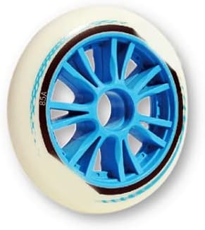 Inline Skate Wheels for Outdoor Indoor 85A Inline Hockey Replacement Wheels Low Noise Wear-Resistant PU Wheels 100mm 110mm