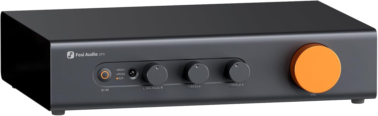 Fosi Audio ZP3 Balanced Preamp for Home Audio