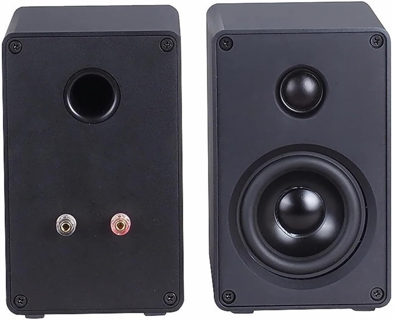 Audio Aluminum Alloy Speaker Desktop 2.0 Channel Two-Way Passive Stereo Computer Surround Wall Hanging(E)
