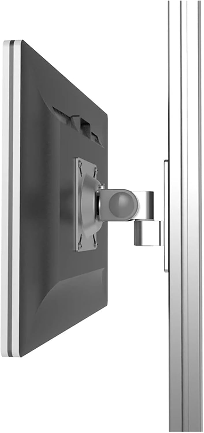 Dual-Purpose Monitor Bracket Wall-Mounted Rotating Suspension Suitable for 40 * 40 Industrial Aluminum Profiles(Color:DS-PI-0-1)