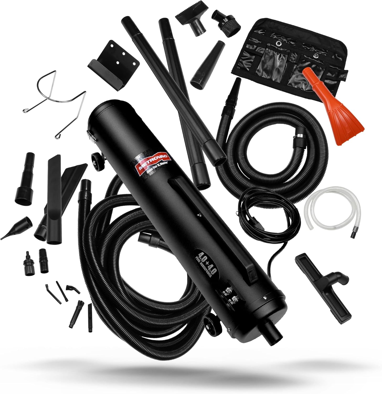 MetroVac Super Vac N Blaster Vacuum: Super Vac N Blaster 8.0 Peak HP, Model SVNB: Full Size Vac N Blaster 8.0 Peak HP Vacuum Clean