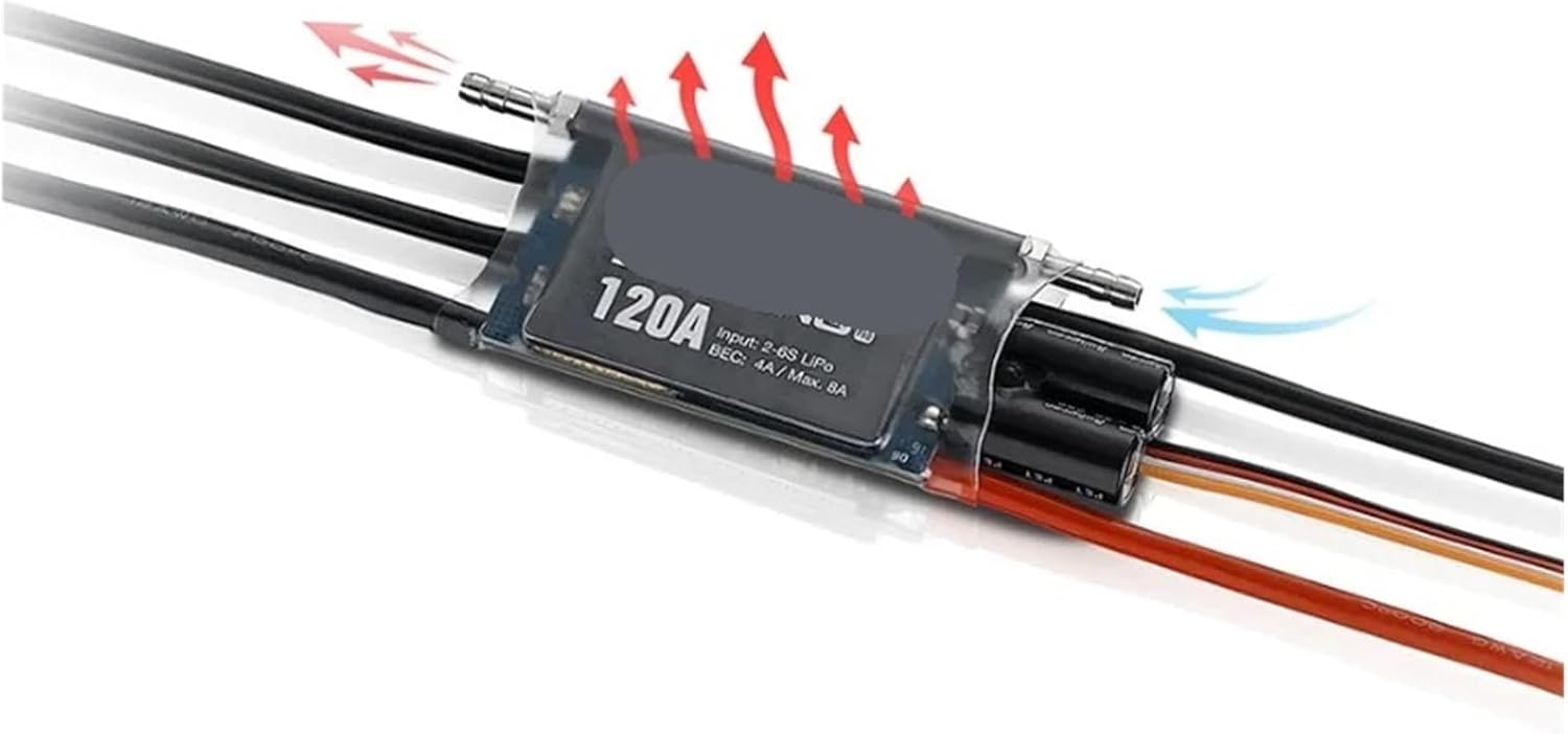 120A Waterproof Brushless ESC Boat Model