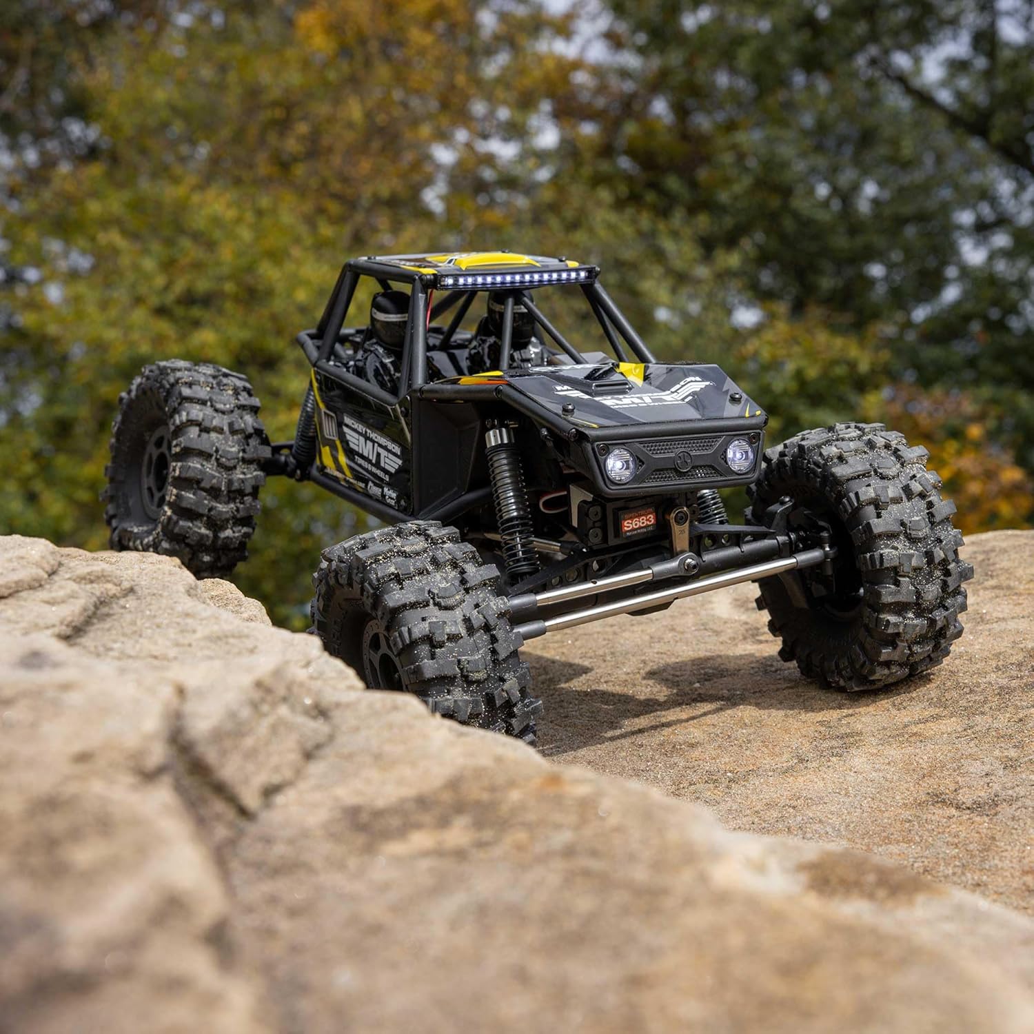 Axial 1/10 UTB10 Capra 1.9 4WS 4X4 RTR Brushed Rock Crawler, Yellow, AXI-1543T2